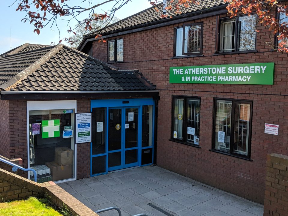 Atherstone In-Practice Pharmacy shopfront