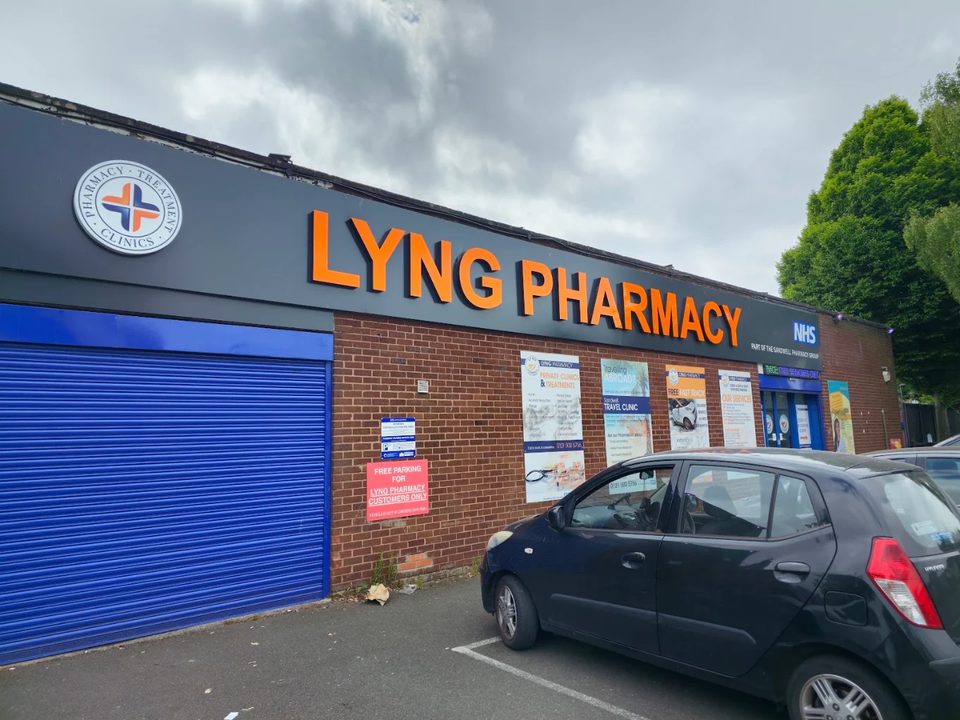 Lyng Pharmacy shopfront