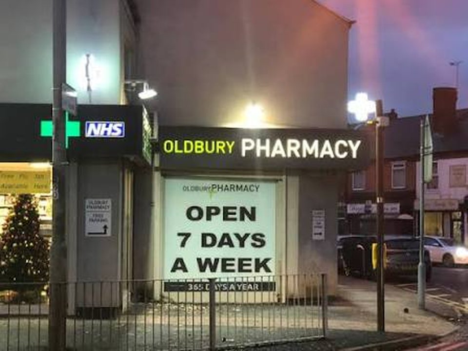Oldbury Late Night Pharmacy shopfront