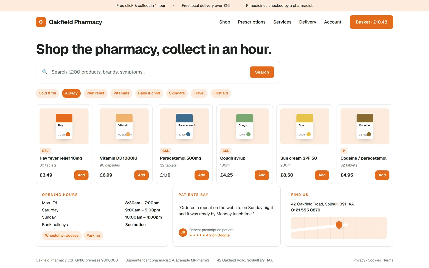 Oakfield — ecommerce-first